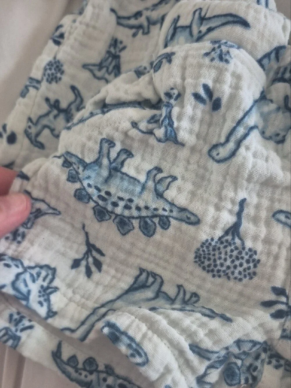 White & Blue Dino Kids Matching Set